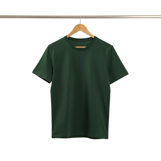 The Basic Tee - Bottle Green