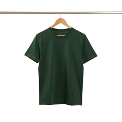 The Basic Tee - Bottle Green