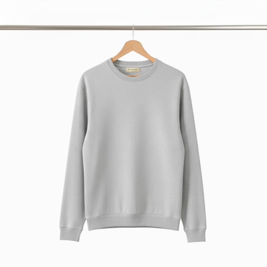 Basic Sweatshirt - Light Grey