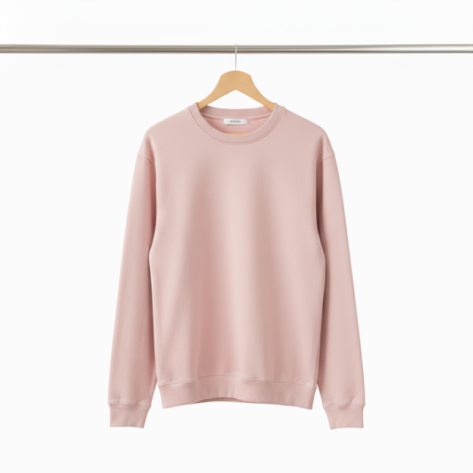 Basic Sweatshirt - Light Pink