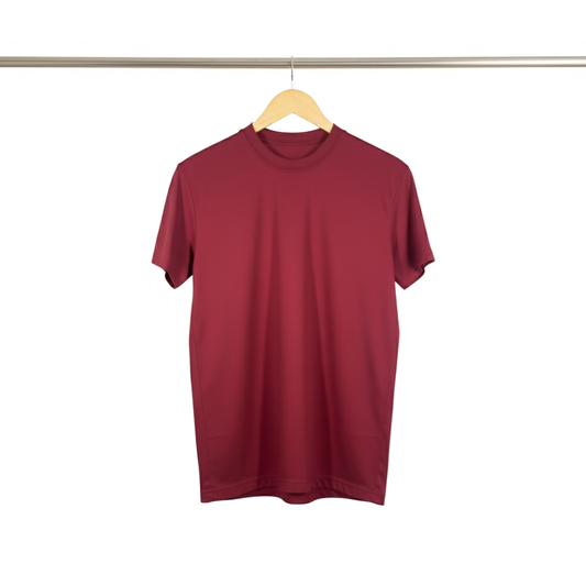 The Basic Tee - Maroon