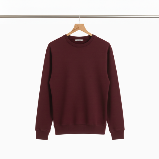 Basic Sweatshirt - Maroon