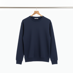 Basic Sweatshirt - Navy Blue