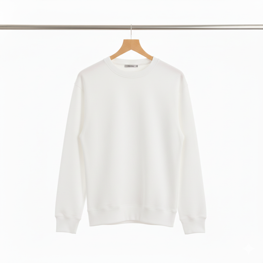 Basic Sweatshirt -White
